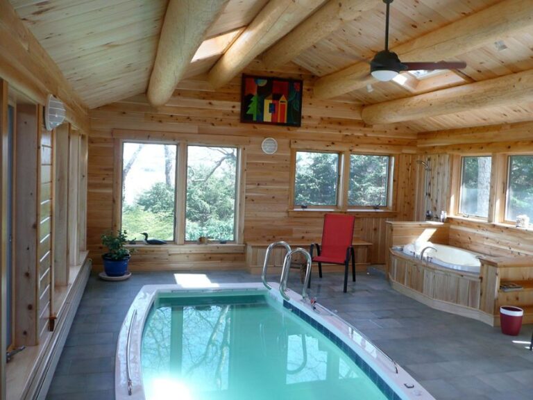 500OS indoor swim spa