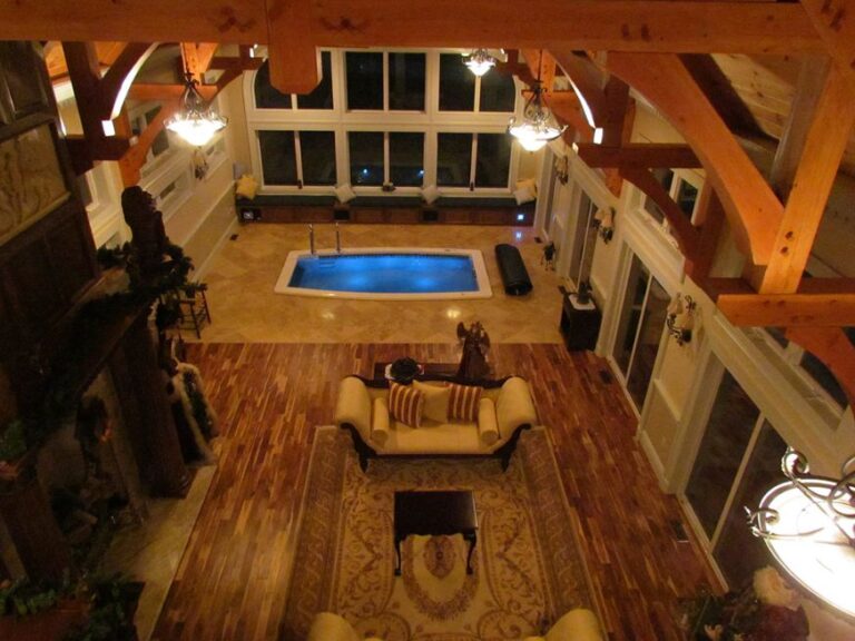 500OS luxury indoor home pool
