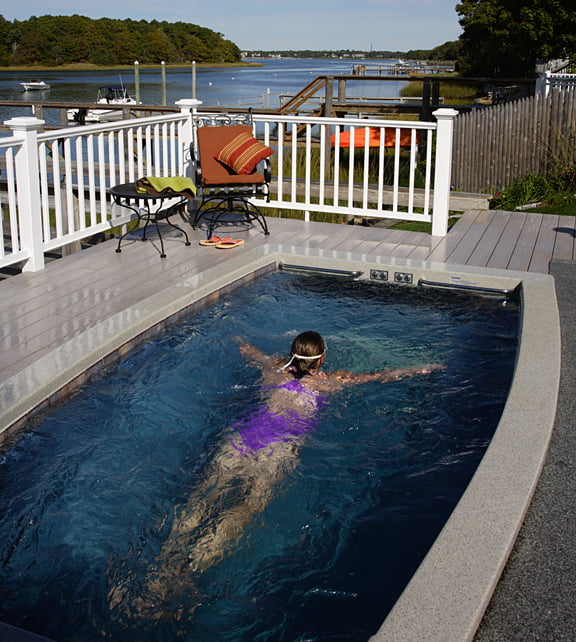 above ground lap pool