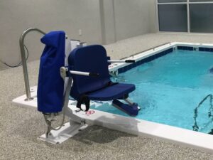 Pool chair lift