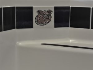 Bryant Uni pool tile logo