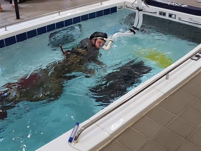 commercial therapy pools military