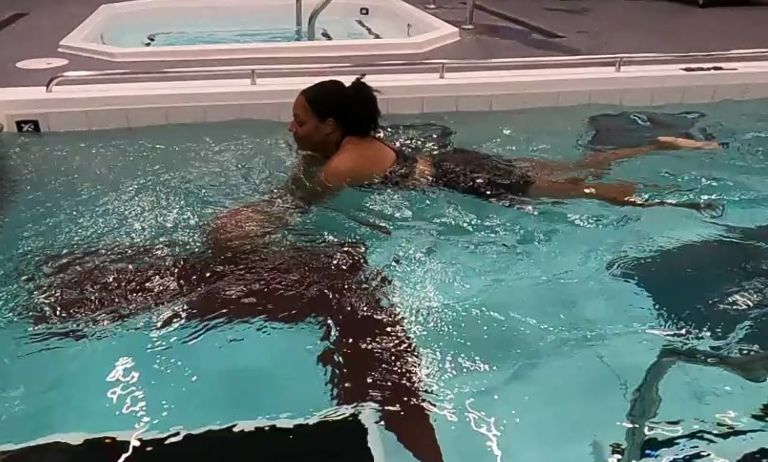 Hydrotherapy for hip rehab