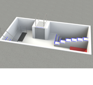 Custom plunge with lift, treadmill and propeller