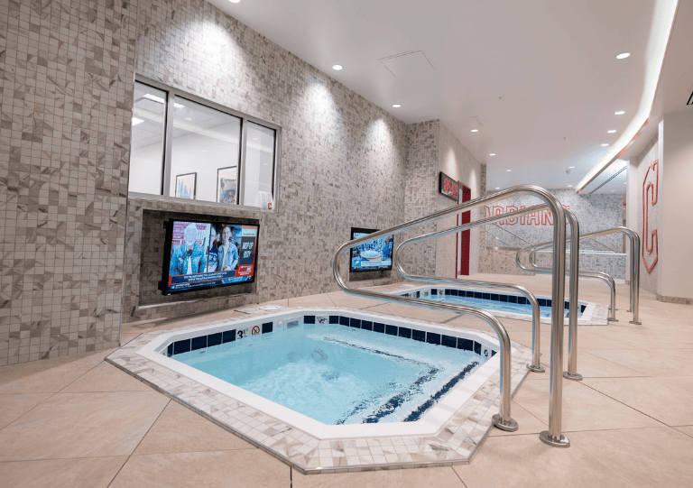 hydrotherapy room design Cleveland Guardians