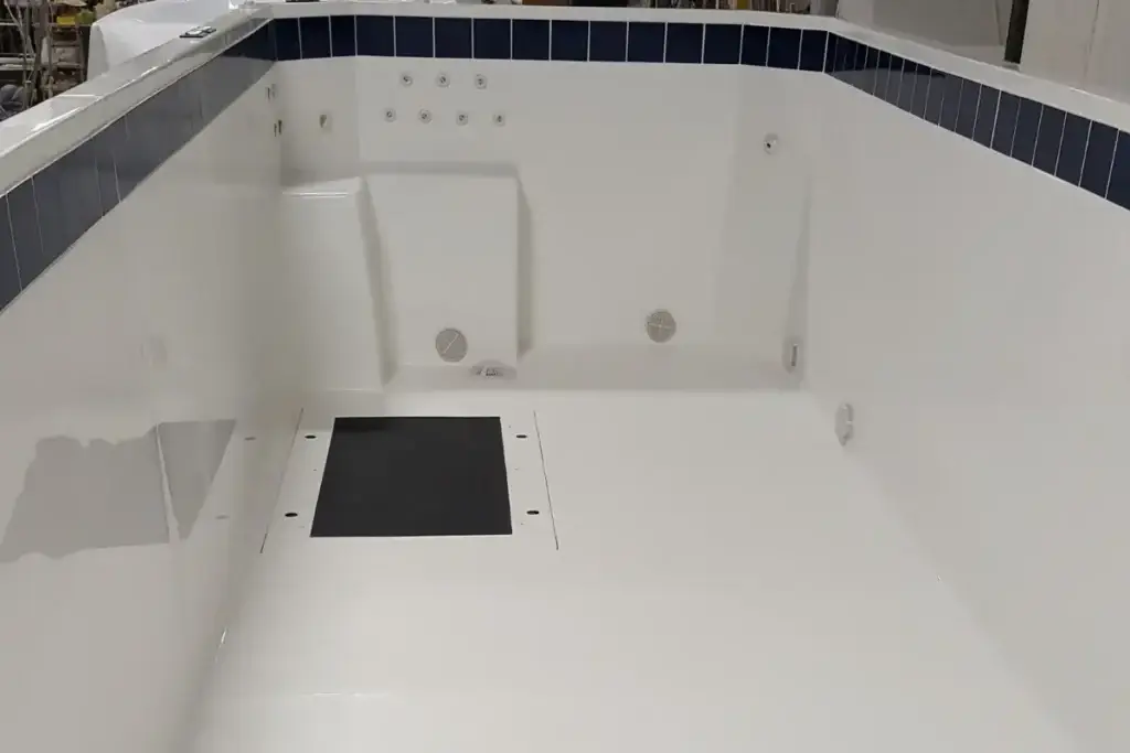custom plunge with treadmill