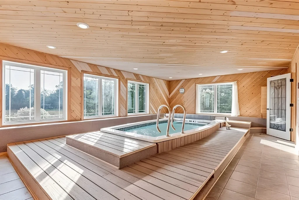 Indoor lap pool